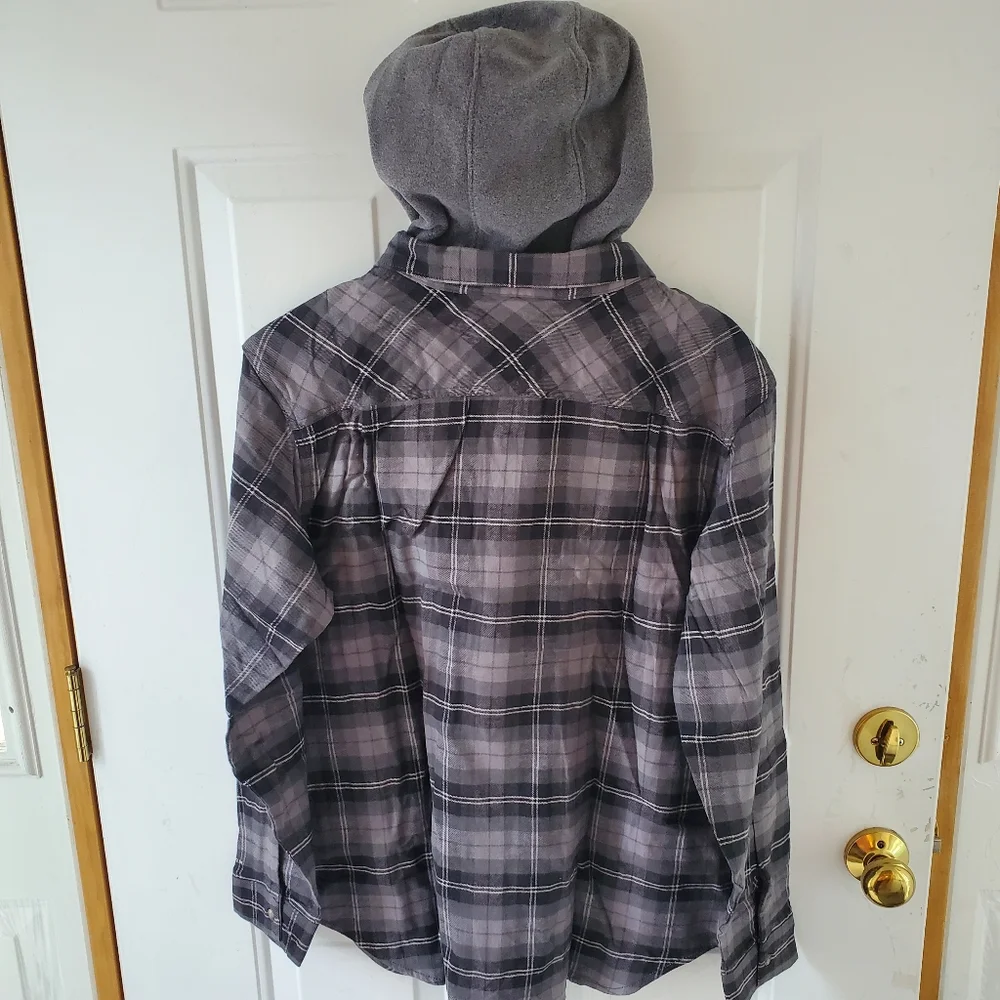 NWT Columbia Men's 'Flare Gun' Stretch Flannel Hoodie, Shacket